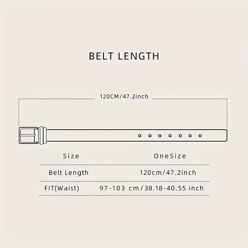 Vintage Pattern Buckle PU Leather Belt For Men